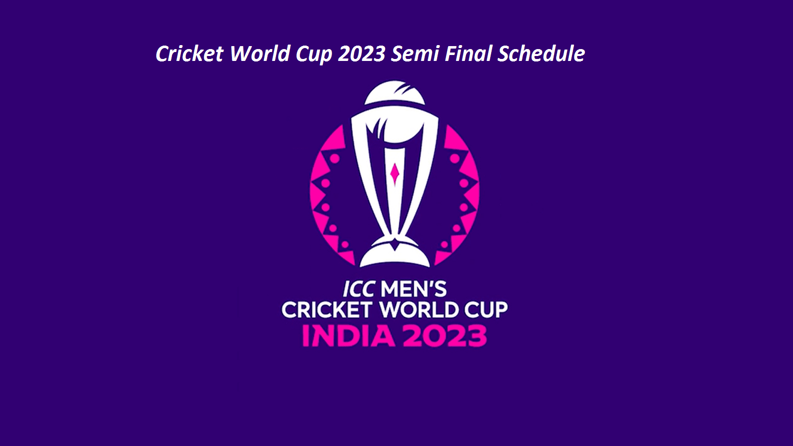 2023 cricket world cup semi final team list