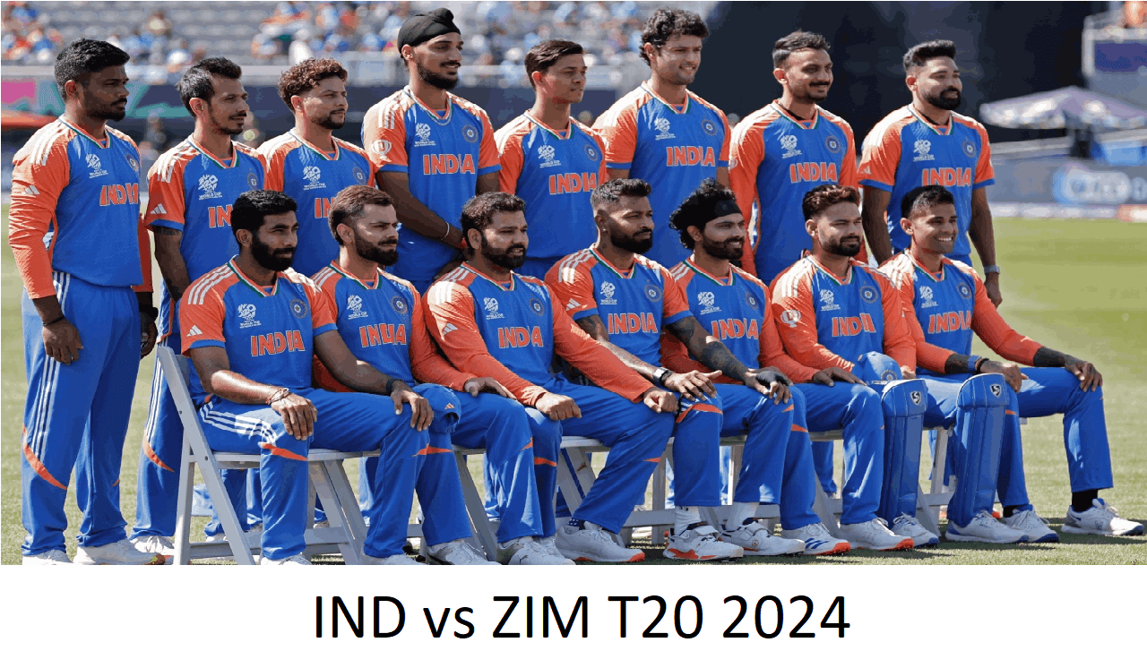 Live Steaming, IND vs ZIM T20 2024 World champions India to play five